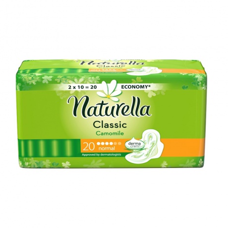 Прокладки гигиенические NATURELLA Classic Normal с крылышками, 20 шт.