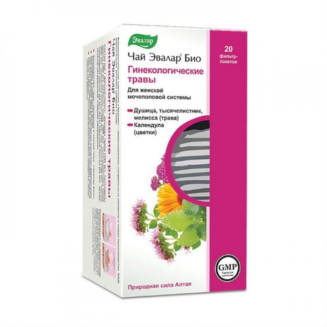 Чай лечебный ЭВАЛАР БИО для женщин фильтрпакетики 1,5 г 20 шт.