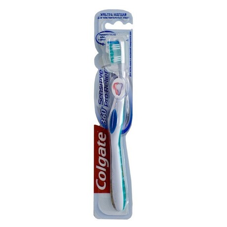 Зубная щетка COLGATE 360 Sensitive Pro-Relief мягкая