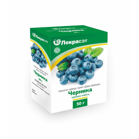 Черники обыкновенной побег пачка 50г