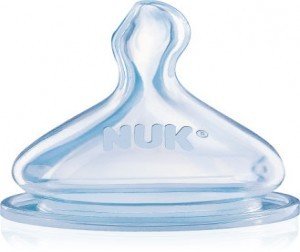 Соска NUK First Choice силиконовая для жидкой пищи. р. 1 (арт. 10 709 179)