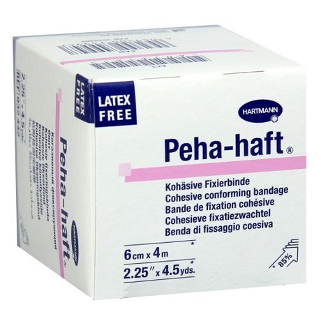 Бинт PEHA-HAFT Latexfree самофиксирующийся  когезивный, 4м х 6см