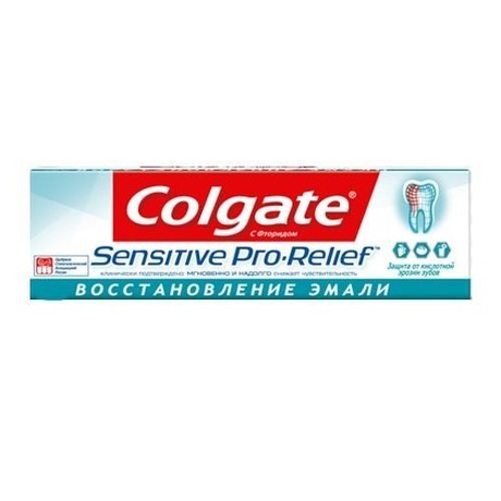 Зубная паста COLGATE Sensitive Pro-Relief восстановление эмали, 50 мл