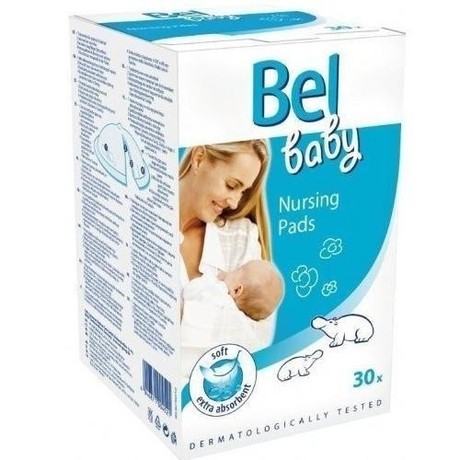Прокладки для бюстгалтера для кормящих матерей BEL BABY, 30 шт.