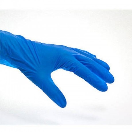 Перчатки смотровые нестерильные разм. L (нитрил. неопудр. текстур. MANUAL FN309 ) (ярко синие) (особоэласт.), 50 пар