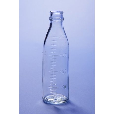 Бутылочка детская БДМ-200 (широкое горло) (стекло)