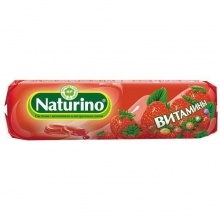 Натурино пастилки (с соком клубники),  33,5 г 