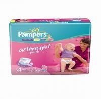 Подгузники-трусики PAMPERS Active baby Girl Maxi (9-14кг),  16 шт.