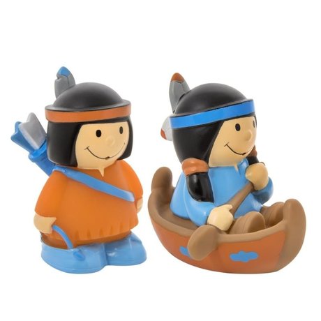 Набор КУРНОСИКИ 25161 игрушек брызгалок для ванны "Индейцы"