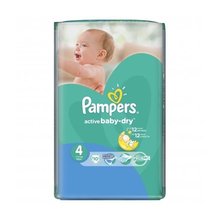 Подгузники PAMPERS Active baby Midi (4-9кг), 10 шт.