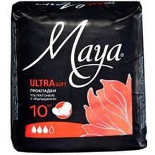 Прокладки гигиенические MAYA Ultra soft, 10 шт.