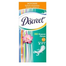 Прокладки гигиенические DISCREET Deo Water Lily Multiform Trio, 60 шт.