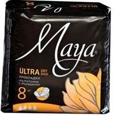 Прокладки гигиенические MAYA Maxi Ultra Dry, 8 шт.