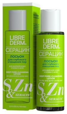 Либридерм Серацин лосьон для глубокого очищения пор,  100 мл