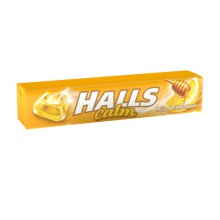 Леденцы HALLS мед и лимон 25 г, 9 шт.