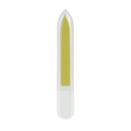 Пилка ZINGER для ногтей стеклянная 2-х стороняя, 120 мм (Smalt) цветная