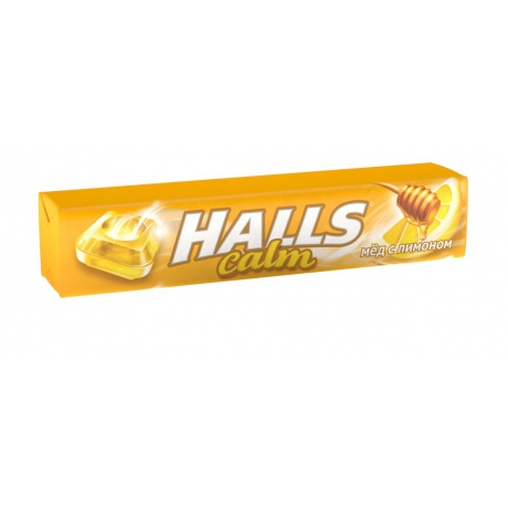 Леденцы HALLS мед и лимон 25г, 9 шт.