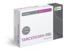 Тамсулозин-OBL капсулы с модифицированным высвобождением 0,4 мг, 30 шт.