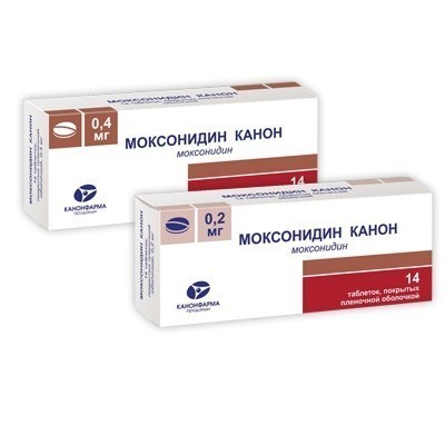 Моксонидин Канон таблетки 200 мкг, 28 шт.