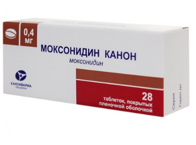 Моксонидин Канон таблетки 400 мкг, 28 шт.