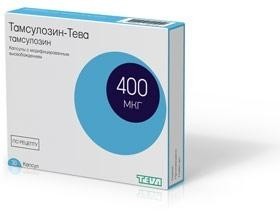 Тамсулозин-Тева таблетки пролонгированного действия 0,4 мг, 10 шт.