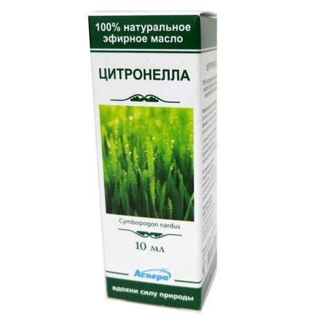 Масло натуральное Цитронеллы 10мл