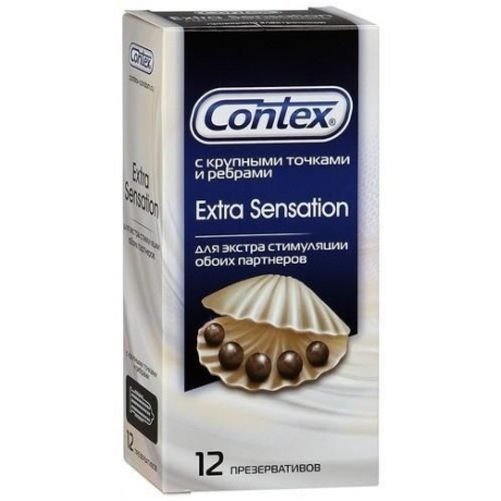 Презерватив CONTEX Extra Sensation, 12 шт.