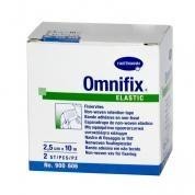 Лейкопластырь OMNIFIX эластичный 2,5см х 10м, 2  шт. (нетканый гипоаллергенный)