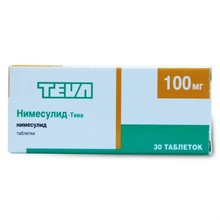 Нимесулид-Тева таблетки 100 мг, 30 шт.