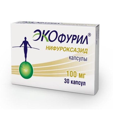Экофурил капсулы 100 мг, 30 шт.