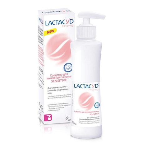 Лактацид Фарма средство для ежедневной интимной гигиены для чувствительной кожи, 250 мл