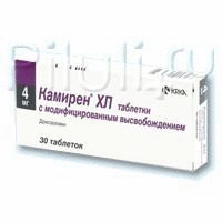 Камирен ХЛ таблетки 4 мг, 30 шт.