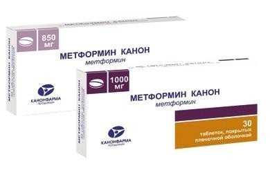 Метформин-Канон таблетки 500 мг, 60 шт.