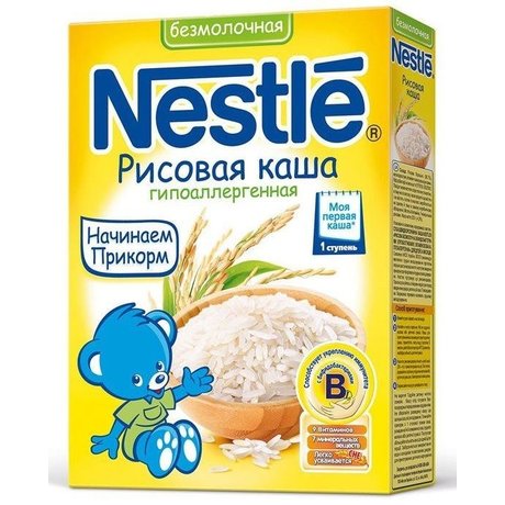 Каша НЕСТЛЕ молочная рис/бифидобактерии 250г