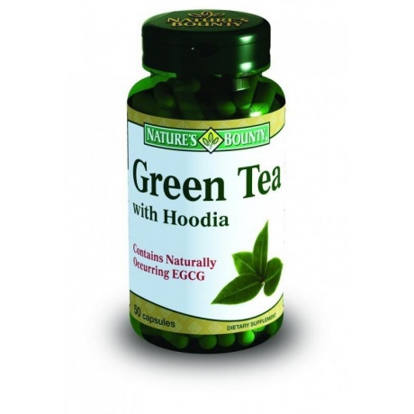 Нэйчес Баунти (Natures Bounty) Зеленый чай с худией капсулы 500 мг, 50 шт.