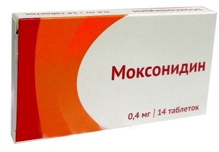 Моксонидин таблетки 400 мкг, 14 шт.