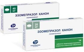 Эзомепразол Канон таблетки 40 мг, 14 шт.