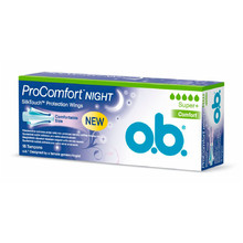 Тампоны гигиенические O.B. ProComfort Night Super Plus,  16 шт.