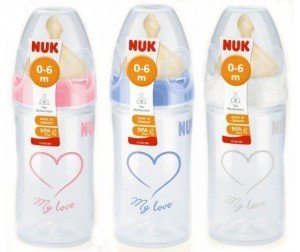 Бутылочка детская NUK First Choice Classic пластовая среднее отверстие 150мл (арт. 10743 595)