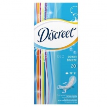 Прокладки гигиенические DISCREET Multiform Deo Breez, 20 шт.