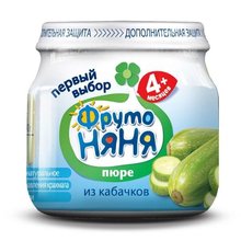 Пюре ФРУТОНЯНЯ кабачок, 80г