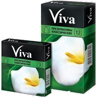 Презерватив VIVA, 12 шт.  Классичекие