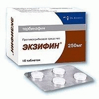 Экзифин таблетки 250 мг, 16 шт.