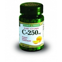 Нэйчес Баунти (Natures Bounty) Чистый витамин С таблетки 250 мг, 100 шт.