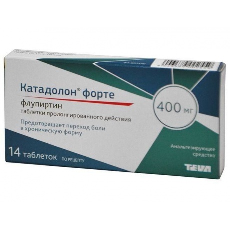 Катадолон форте 400 мг таблетки пролонгированного действия, 14 шт.