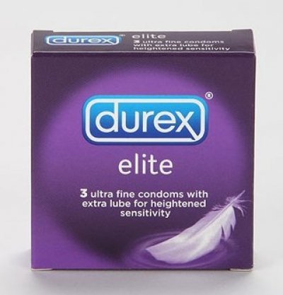 Презерватив DUREX Elite (ультратонкие со смазкой), 3 шт.