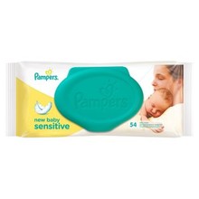 Салфетки детские ПАМПЕРС New Baby sensetive влажные, 54 шт.