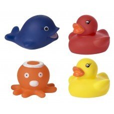 Набор КУРНОСИКИ 25033 игрушек для ванны меняющие цвет "Веселое купание"