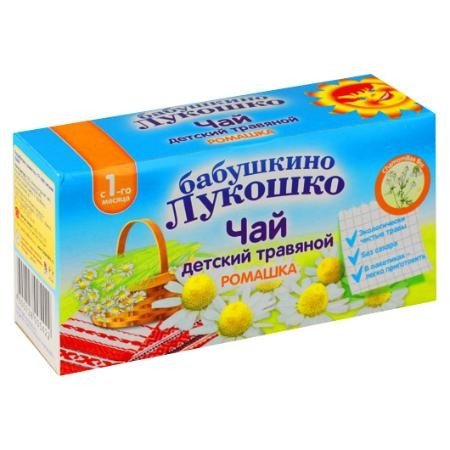 Чай лечебный БАБУШКИНО ЛУКОШКО детский (с 1 мес.) ромашка, 20г