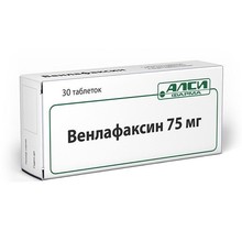 Венлафаксин таблетки 75 мг, 30 шт.